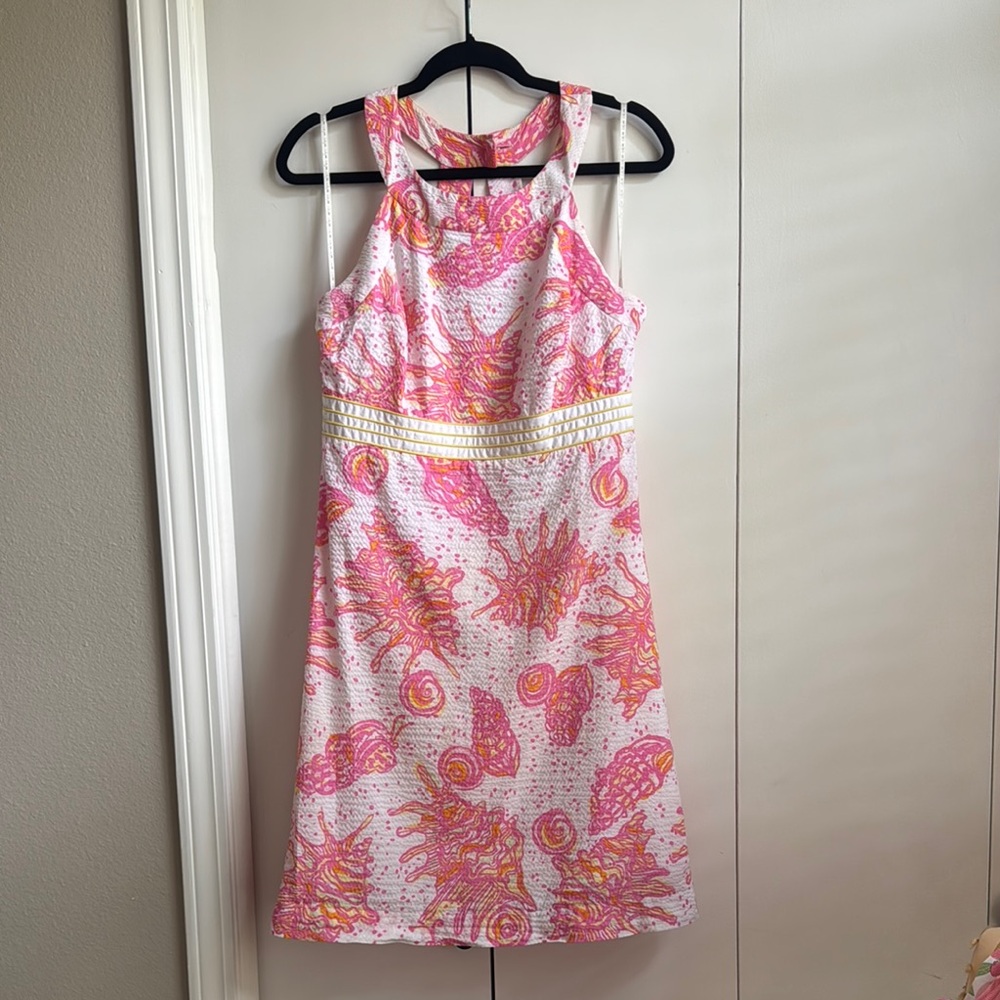 Lily Pulitzer Tinsley Resort Conched Out Halter Dress